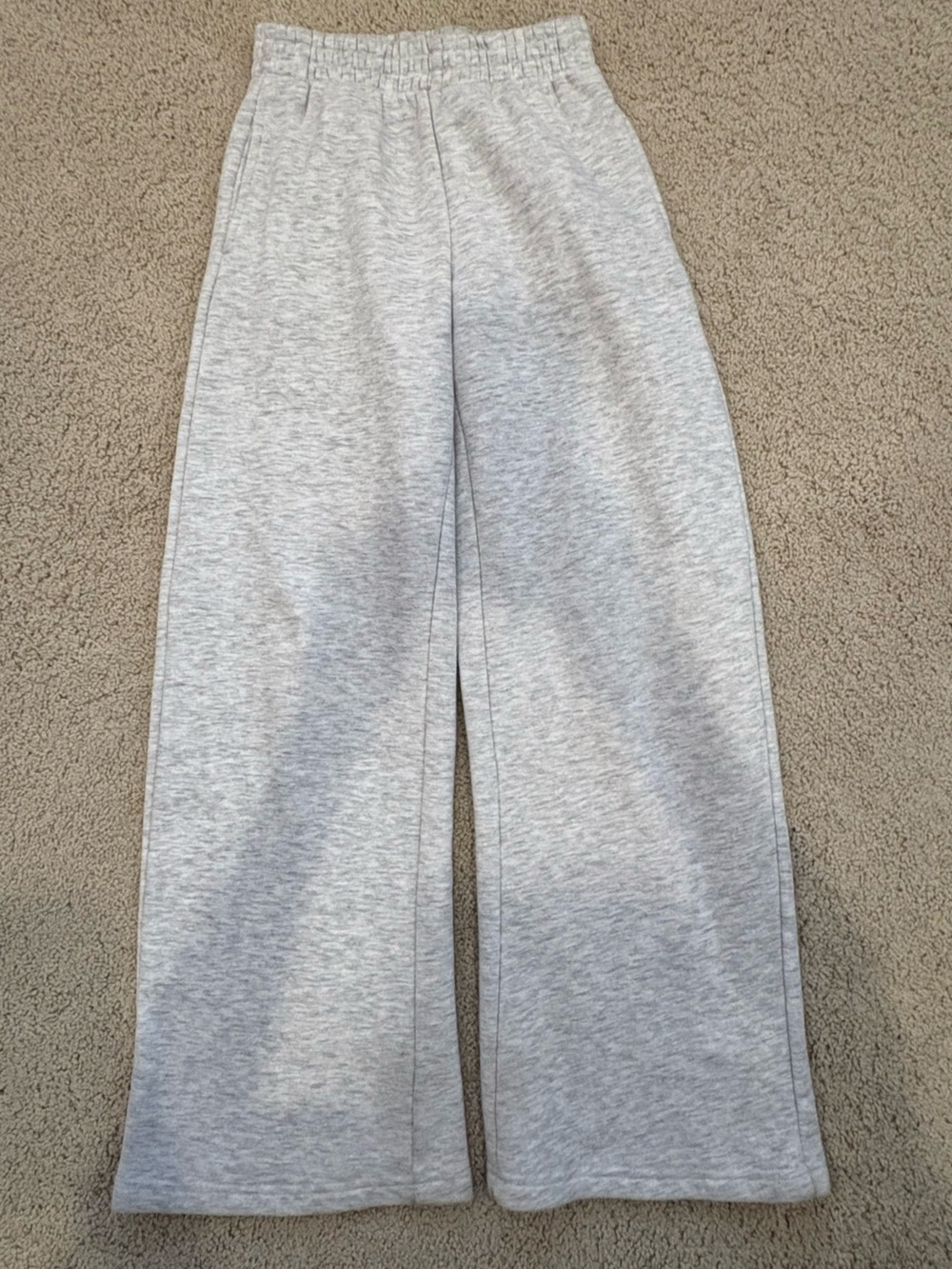 KatieJNYC Tween Light Gray Sweatpants Pants, Size Medium